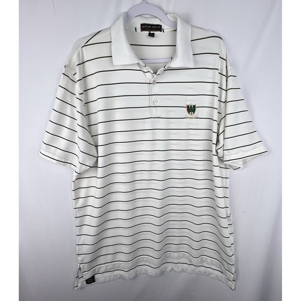 Peter Millar‎ Polo Large Mens Summer Comfort Pine Valley Performance Golf Shirt